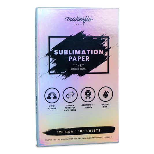 sublimation paper, 11x17, pack 100
