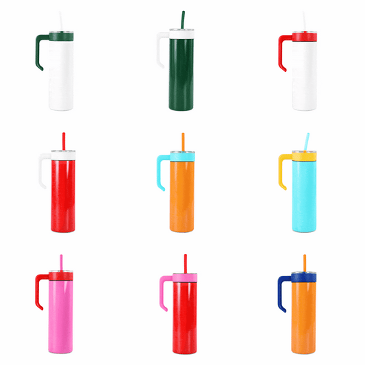 Bulk 20oz Skinny Tumblers ALL COLORS