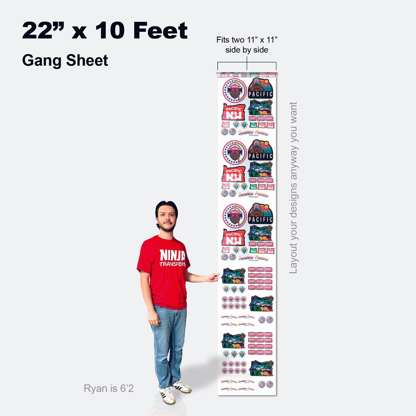 DTF Gang Sheet Builder