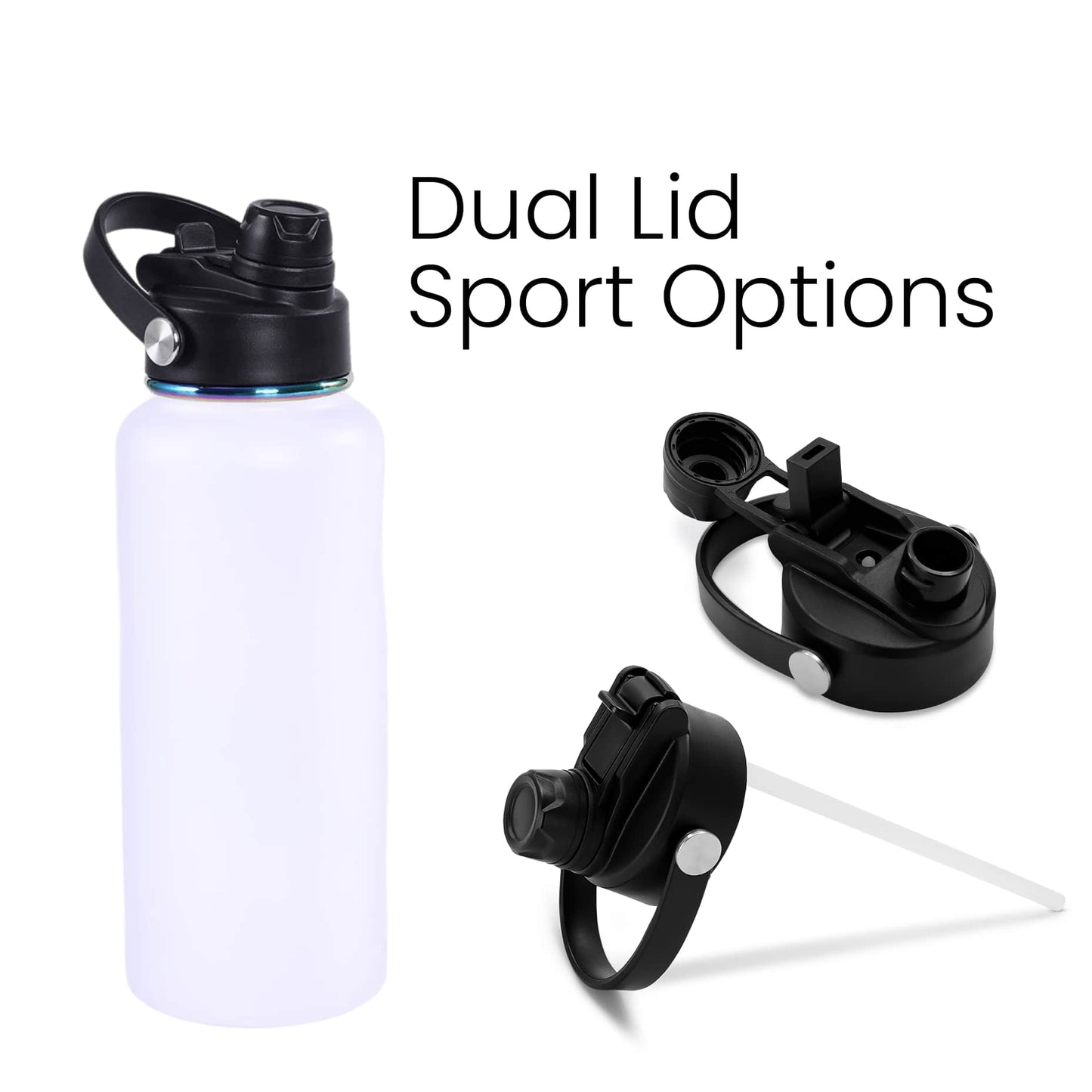 32oz Rainbow Hydro Bottle