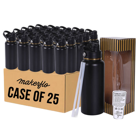 32oz Gold Hydro Bottle