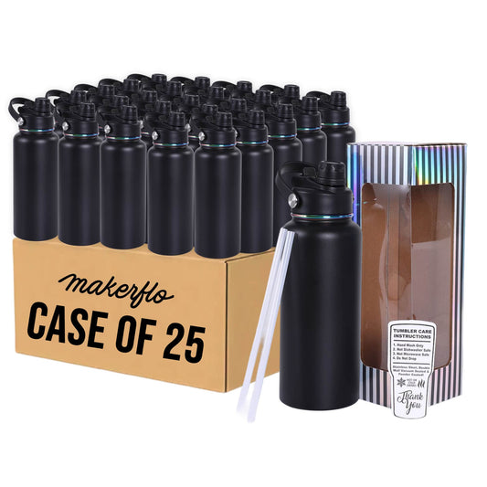 32oz Rainbow Hydro Bottle