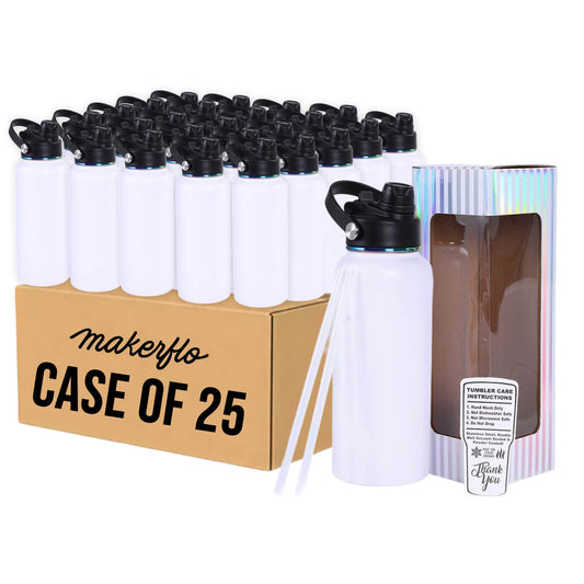 32oz Rainbow Hydro Bottle