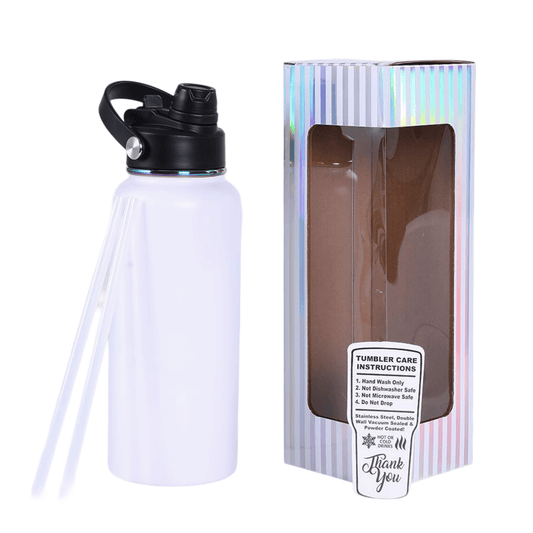 32oz Rainbow Hydro Bottle