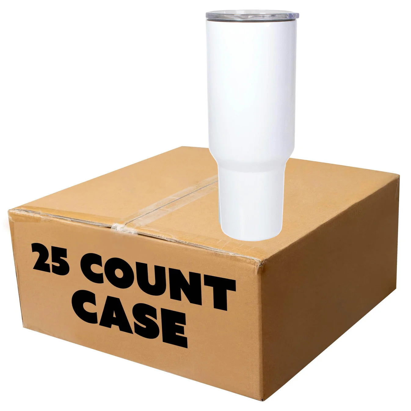 white sublimation tumbler bulk case of 25