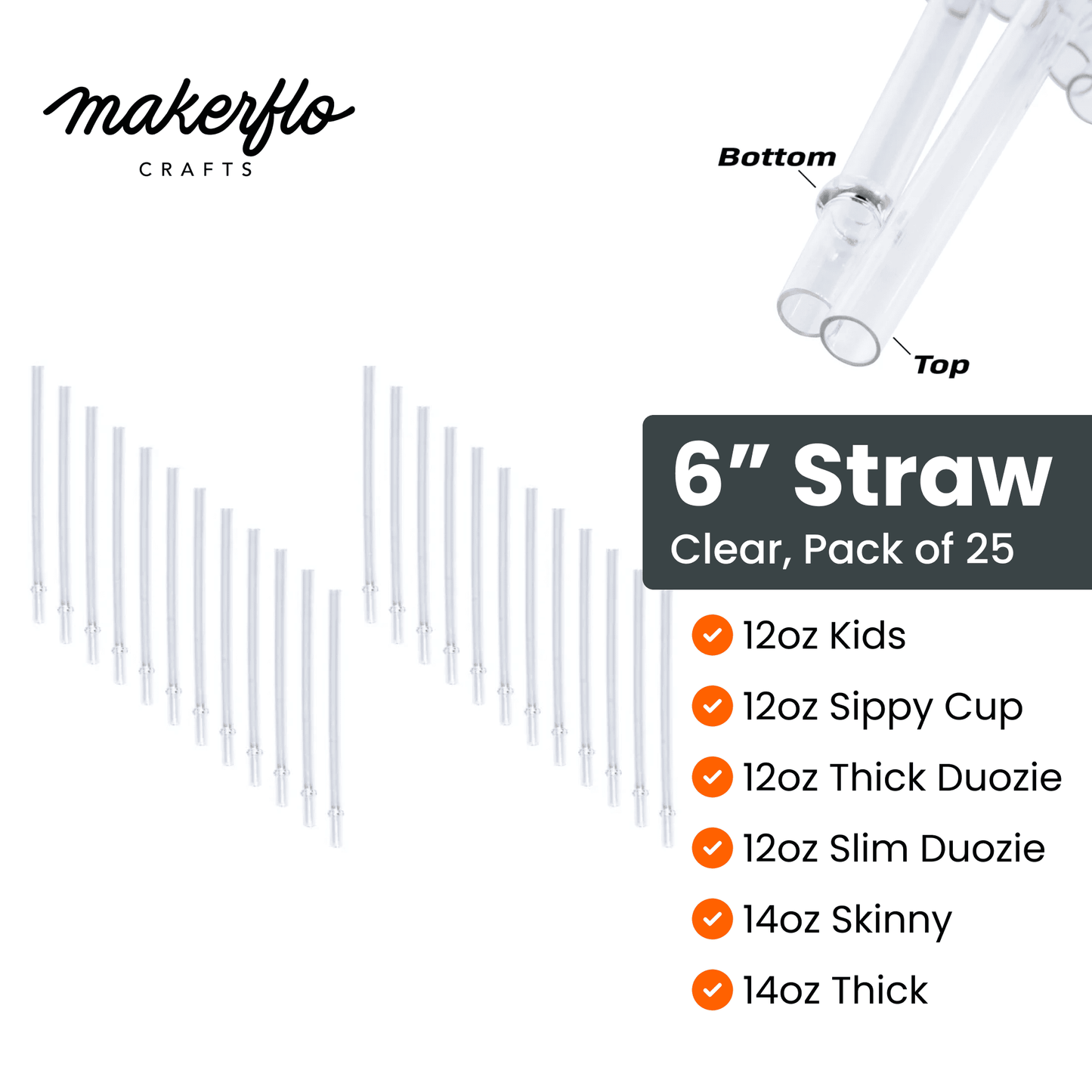 Tumbler Straws (Pack of 25)