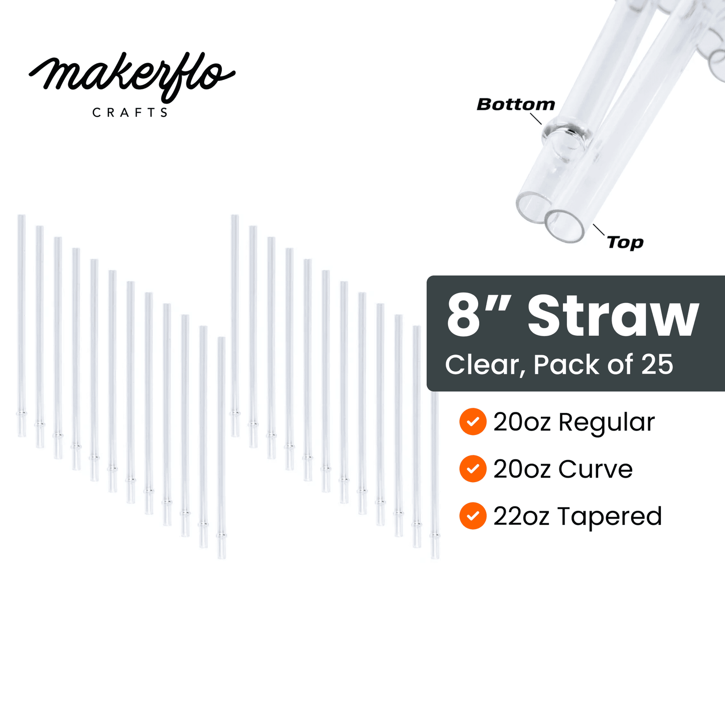 Tumbler Straws (Pack of 25)