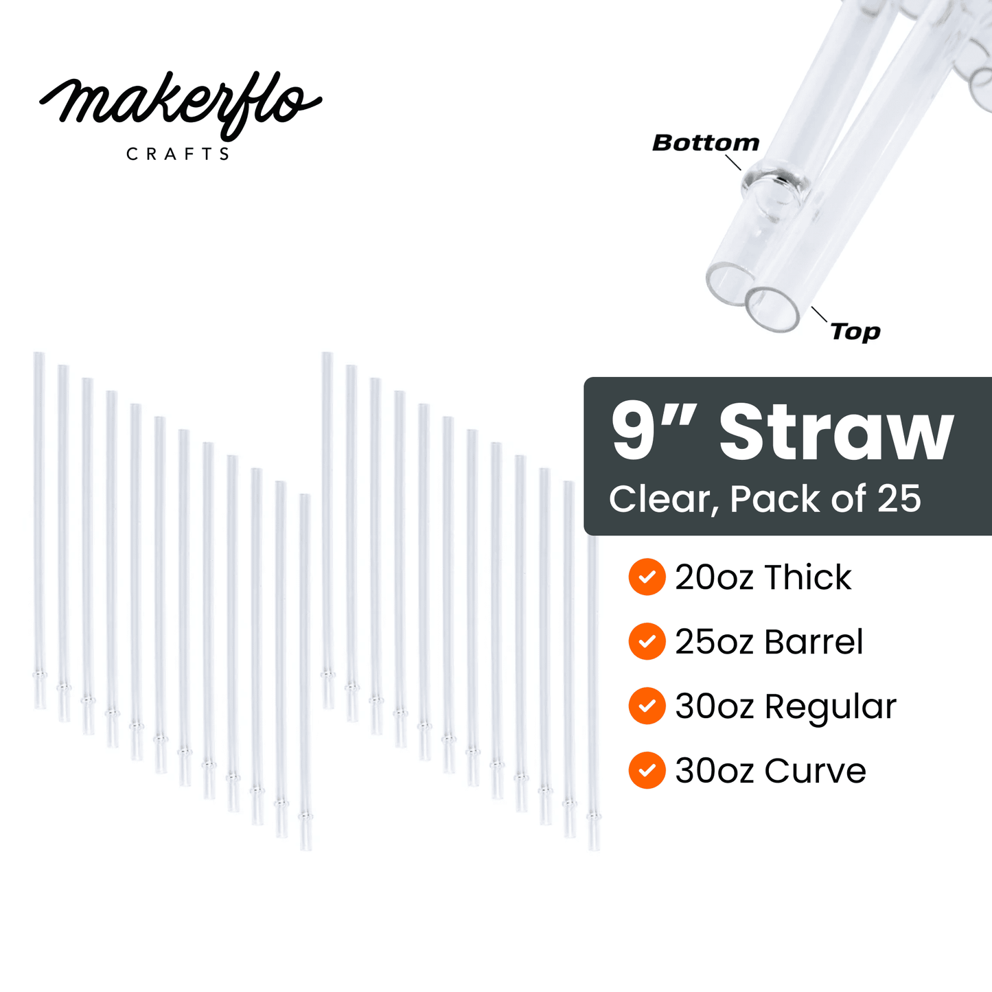 Tumbler Straws (Pack of 25)