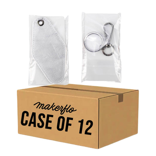 leatherette keychain, wholesale, metallic silver bulk