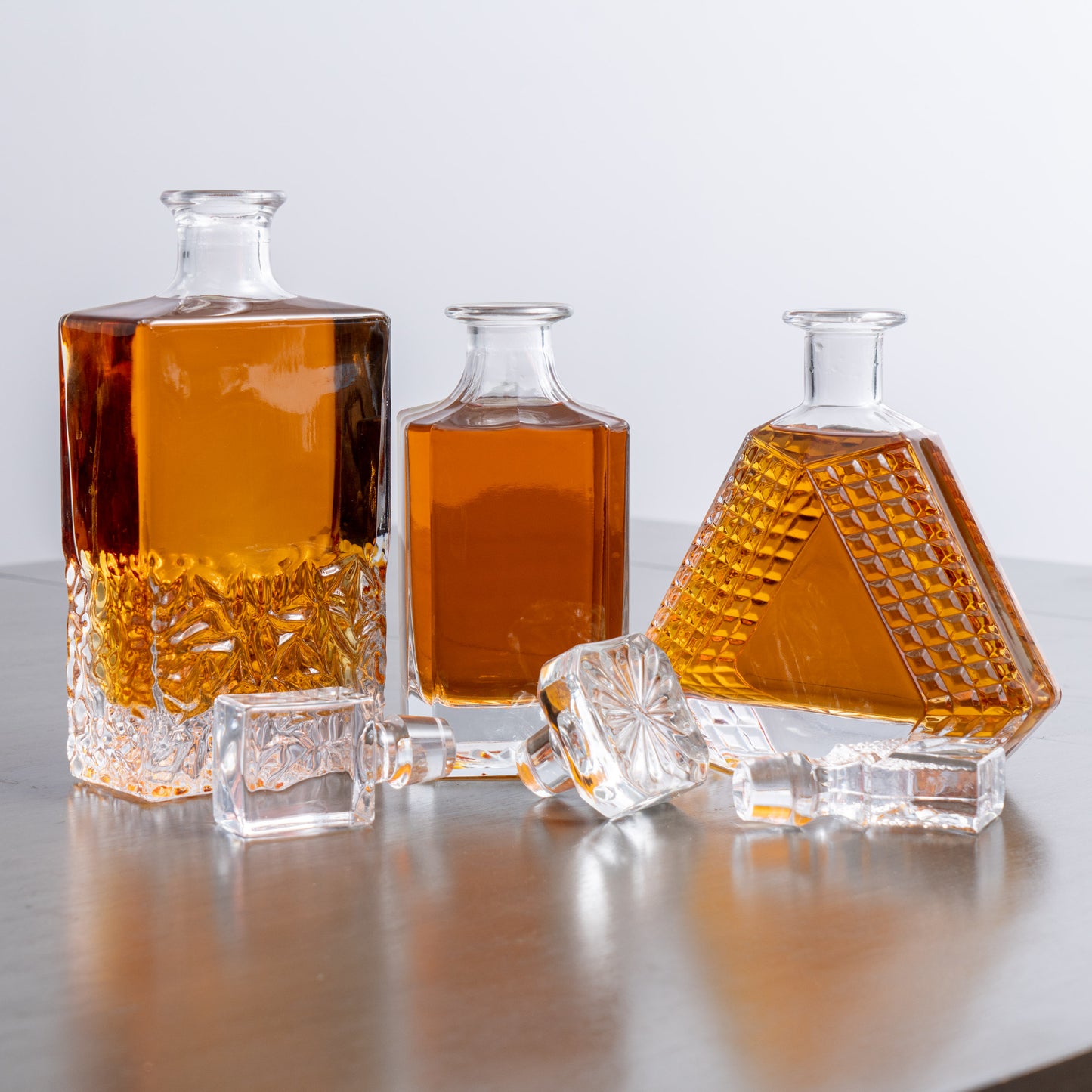 Whiskey Decanters & Toppers