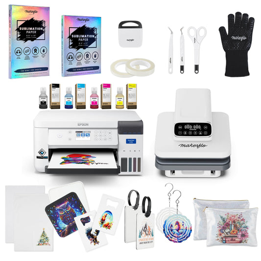 epson f170 flat heat press bundle