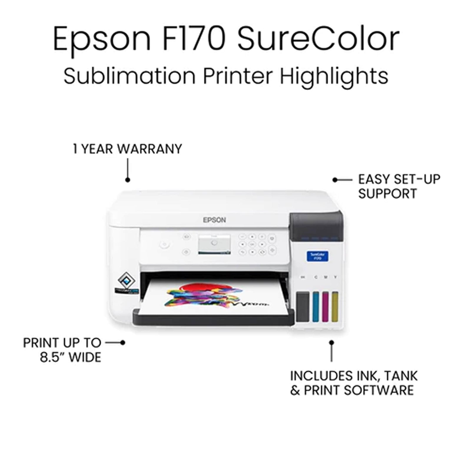 epson F170 SureColor Printer Highlights
