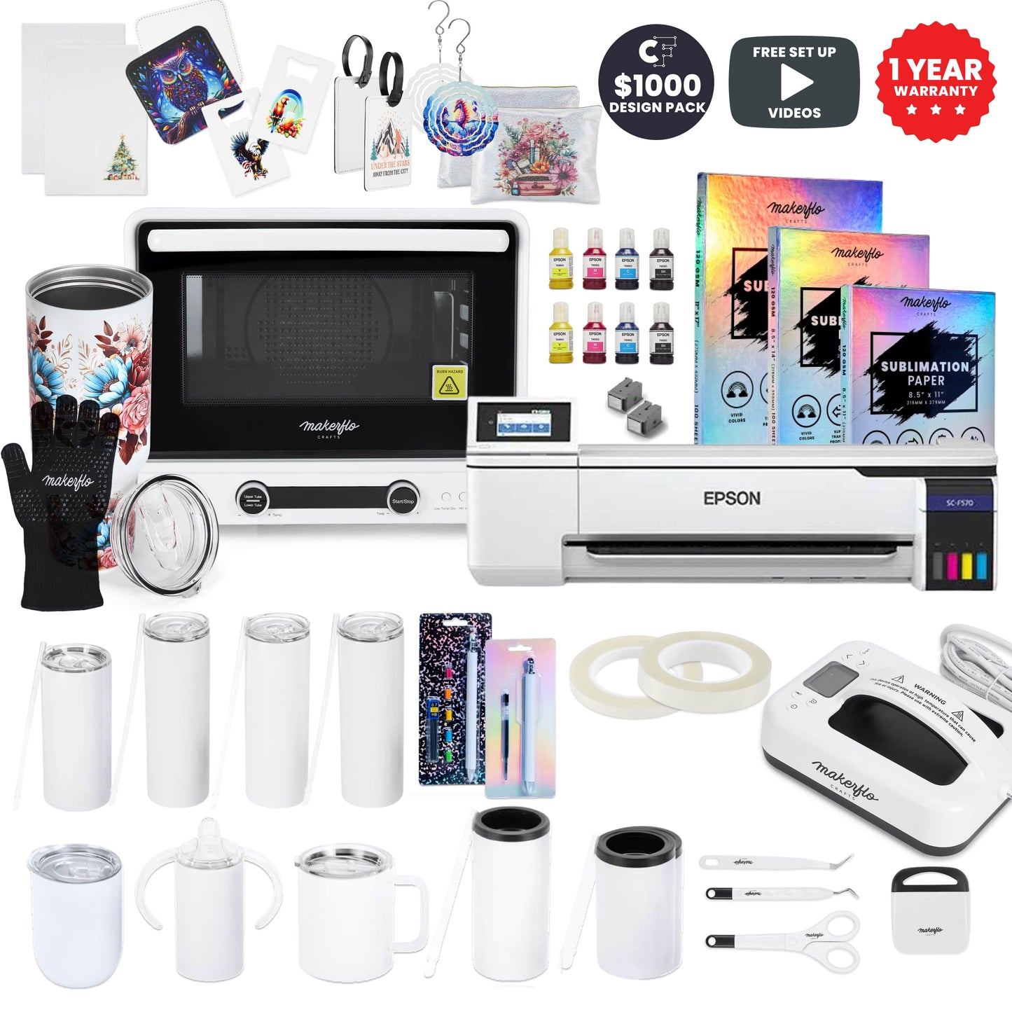 Epson® F570 Pro Sublimation Ultimate Kit