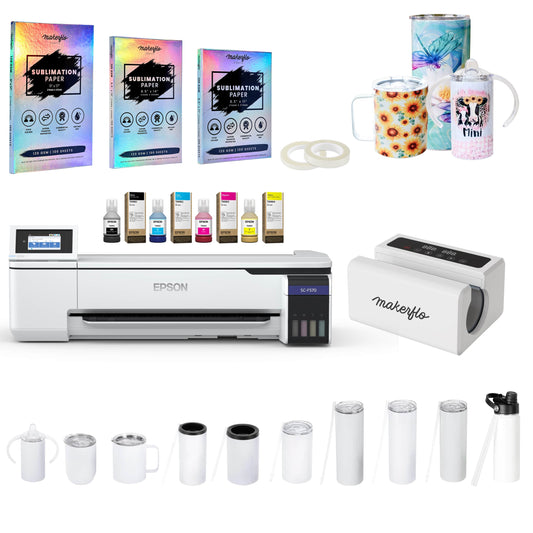 epson f570 printer tumbler press bundle