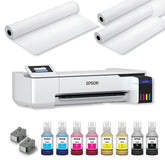 Epson F570 with 3 rolls paper, 2 sets inks and 2 maintenance tanks