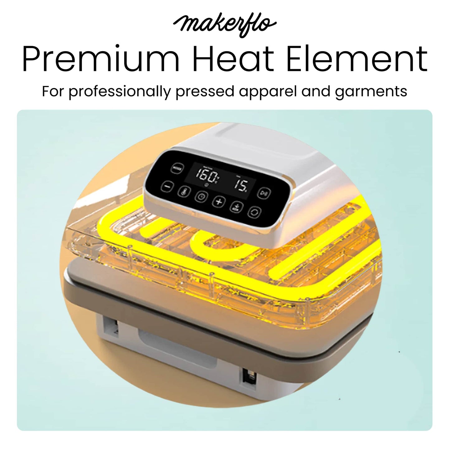 Flat Heat Press 15 x 15