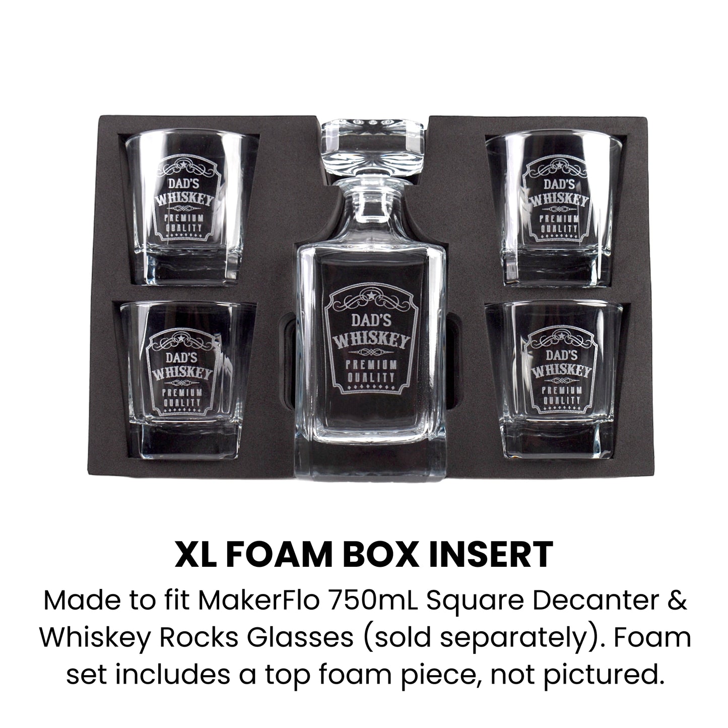 Decanter Box Foam Set XL