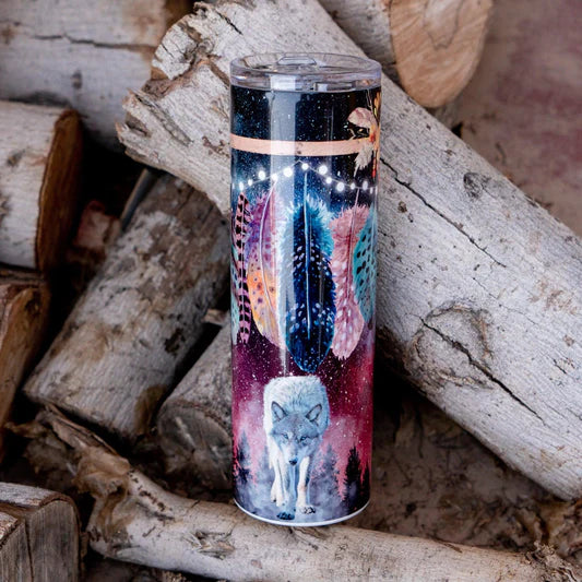 sublimated 20oz skinny tumbler
