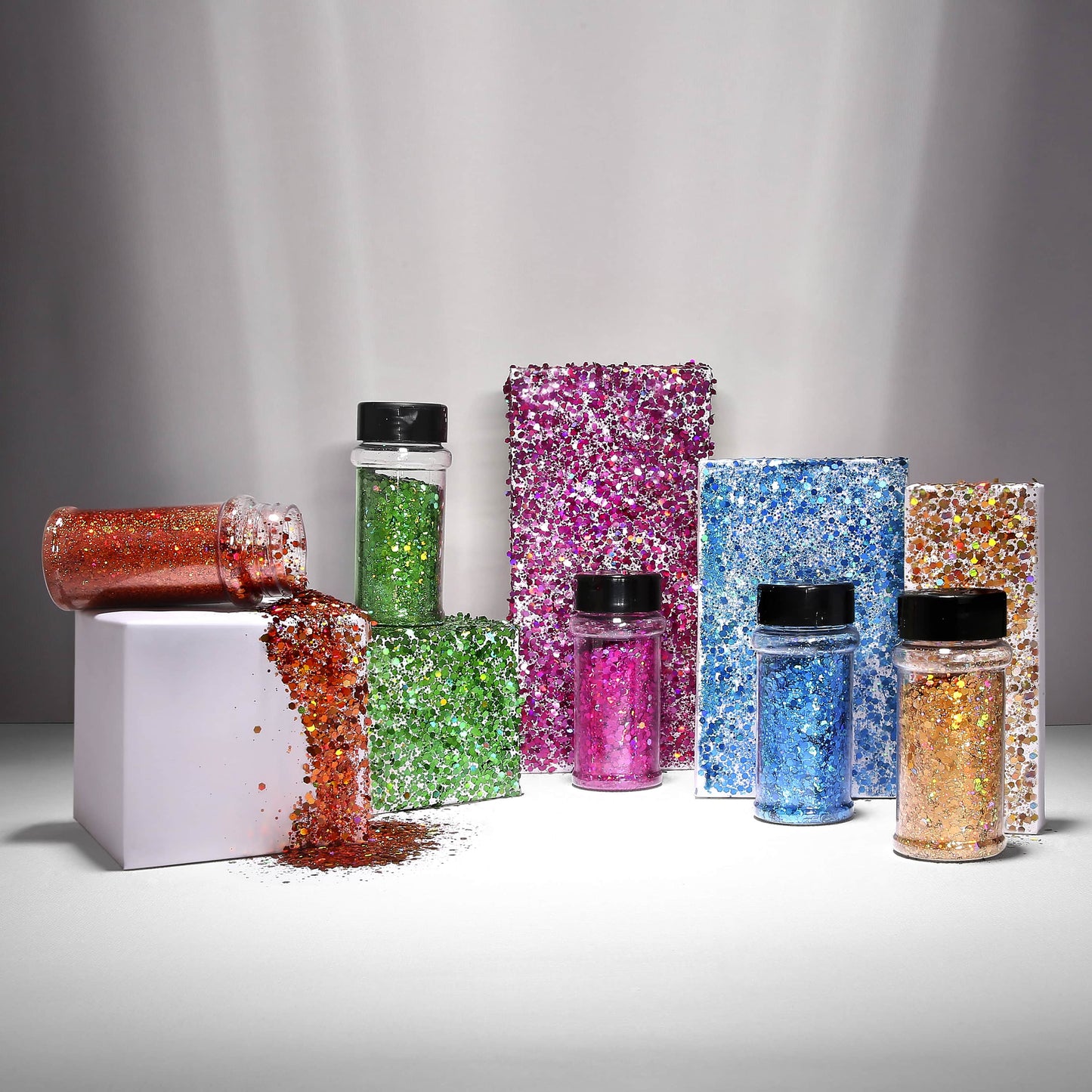 holographic chunky glitters by makerflo