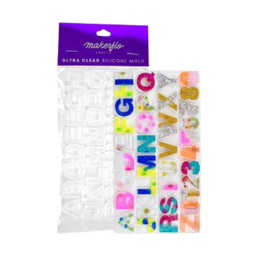 resin keychain molds, letters & numbers