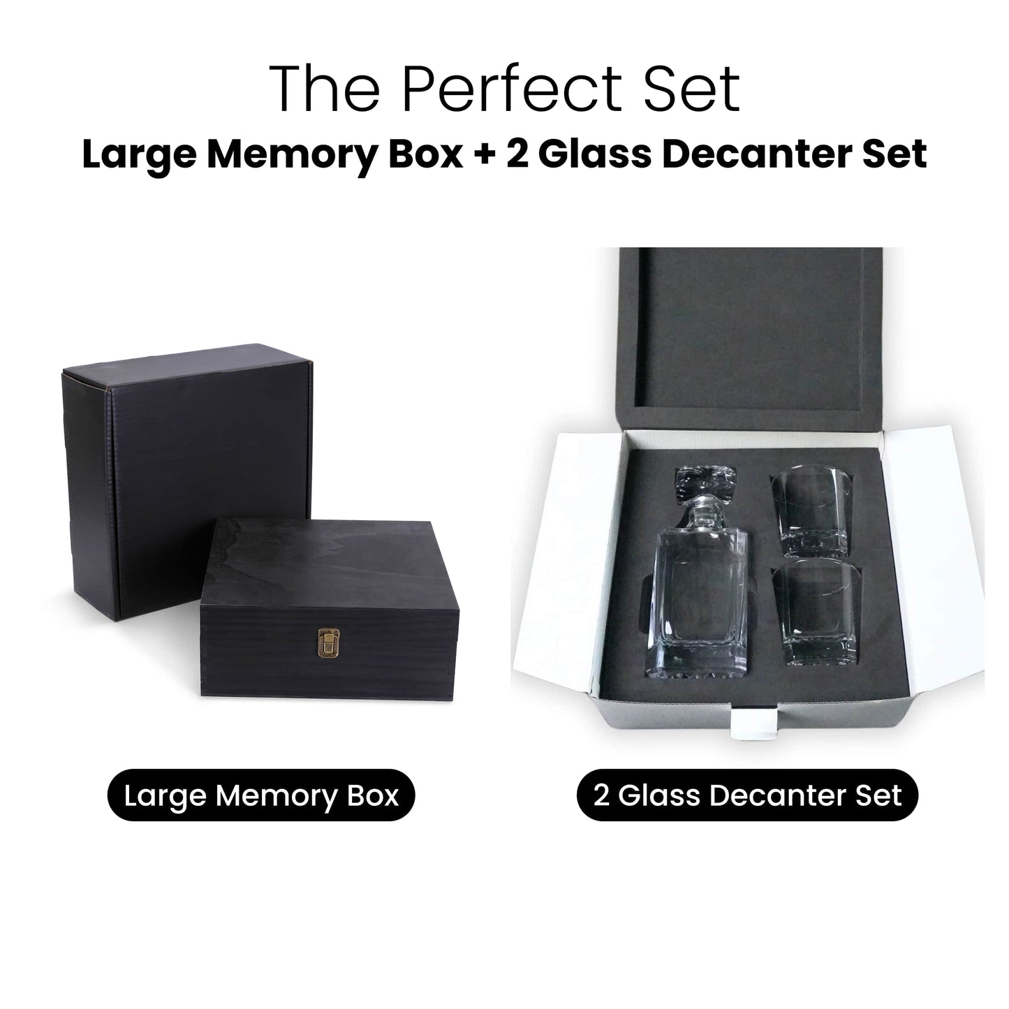 Wood Memory Boxes, Large
