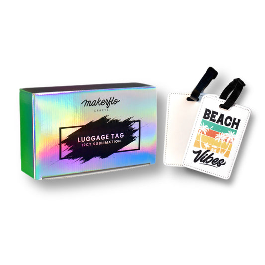 sublimation luggage tag, pack of 12