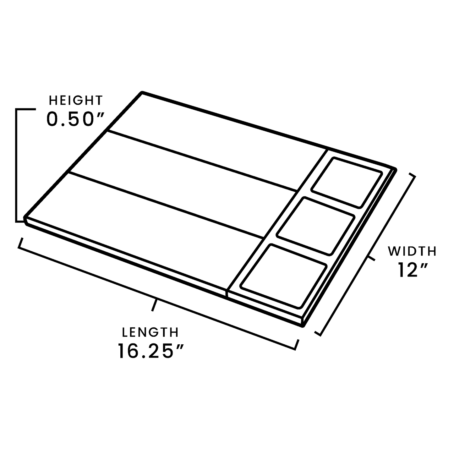 charcuterie board dimensions