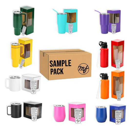 Powder Coated Tumbler 10 Pack