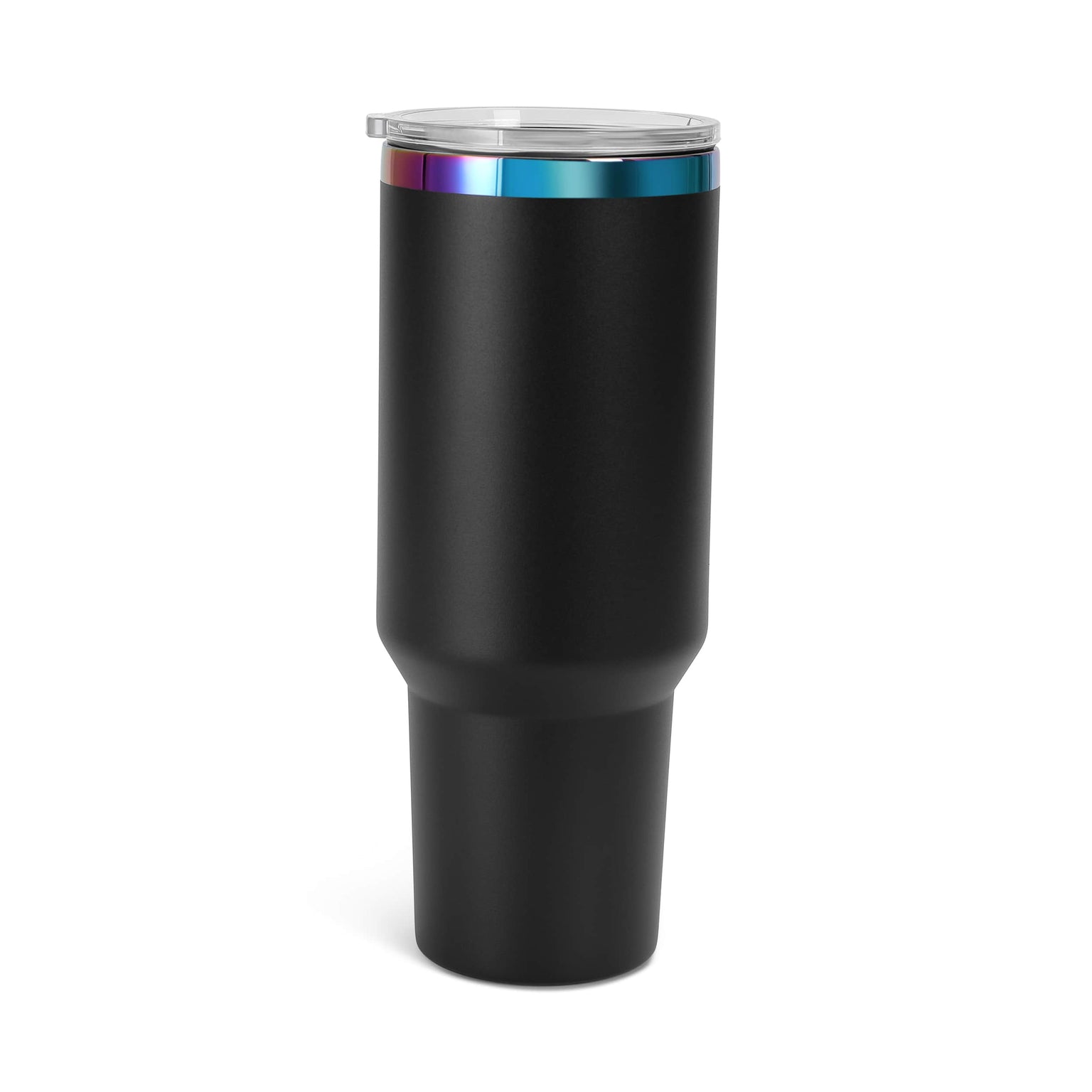 black rainbow plated tumbler