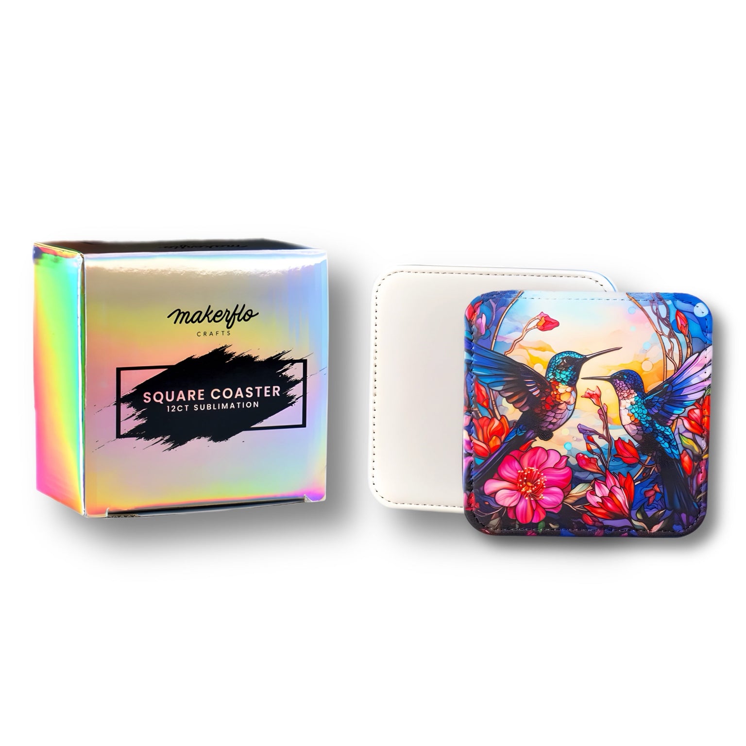 sublimation coaster, pack of 12 blanks