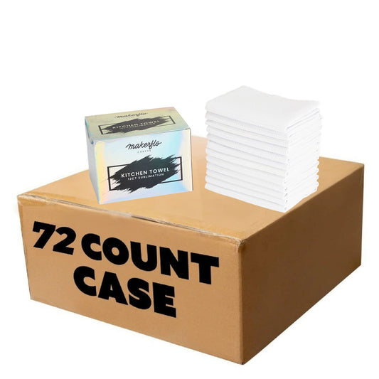 sublimation kitchen towel blanks, bulk, case of 72