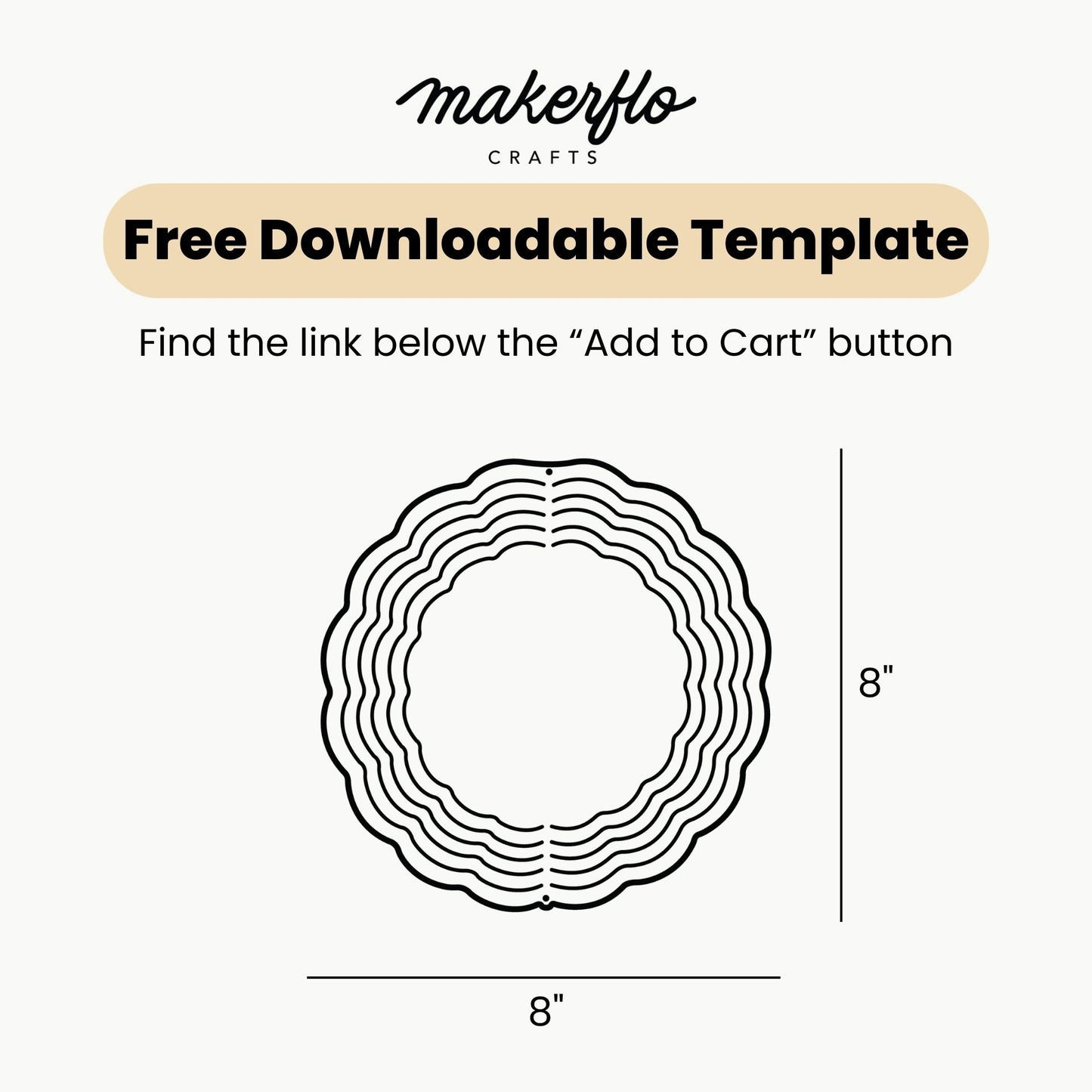 sublimation wind spinner dimensions and design template