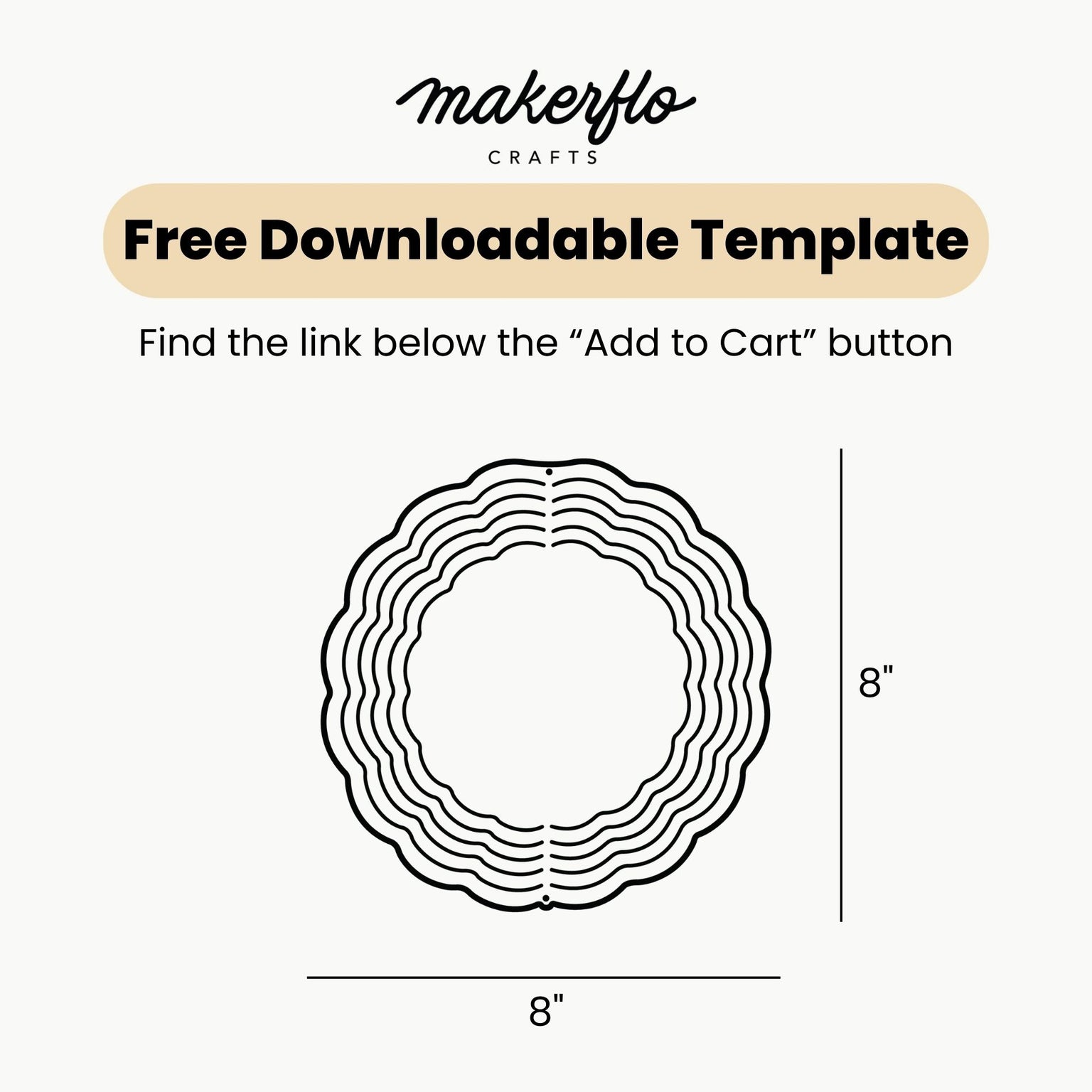 sublimation wind spinner dimensions and design template