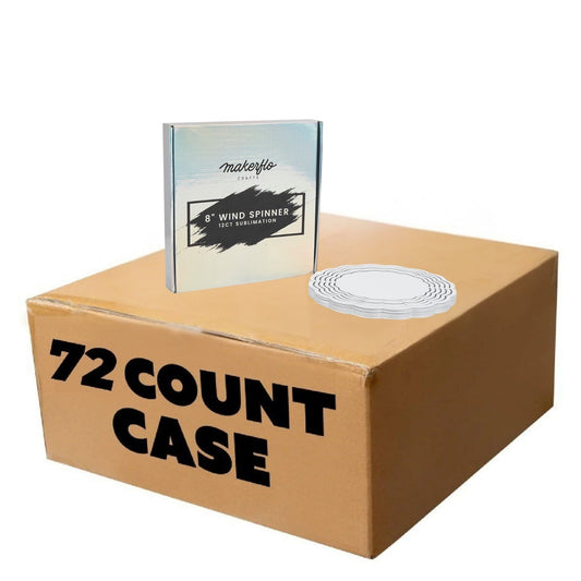 sublimation wind spinner blanks, 8", bulk, case of 72