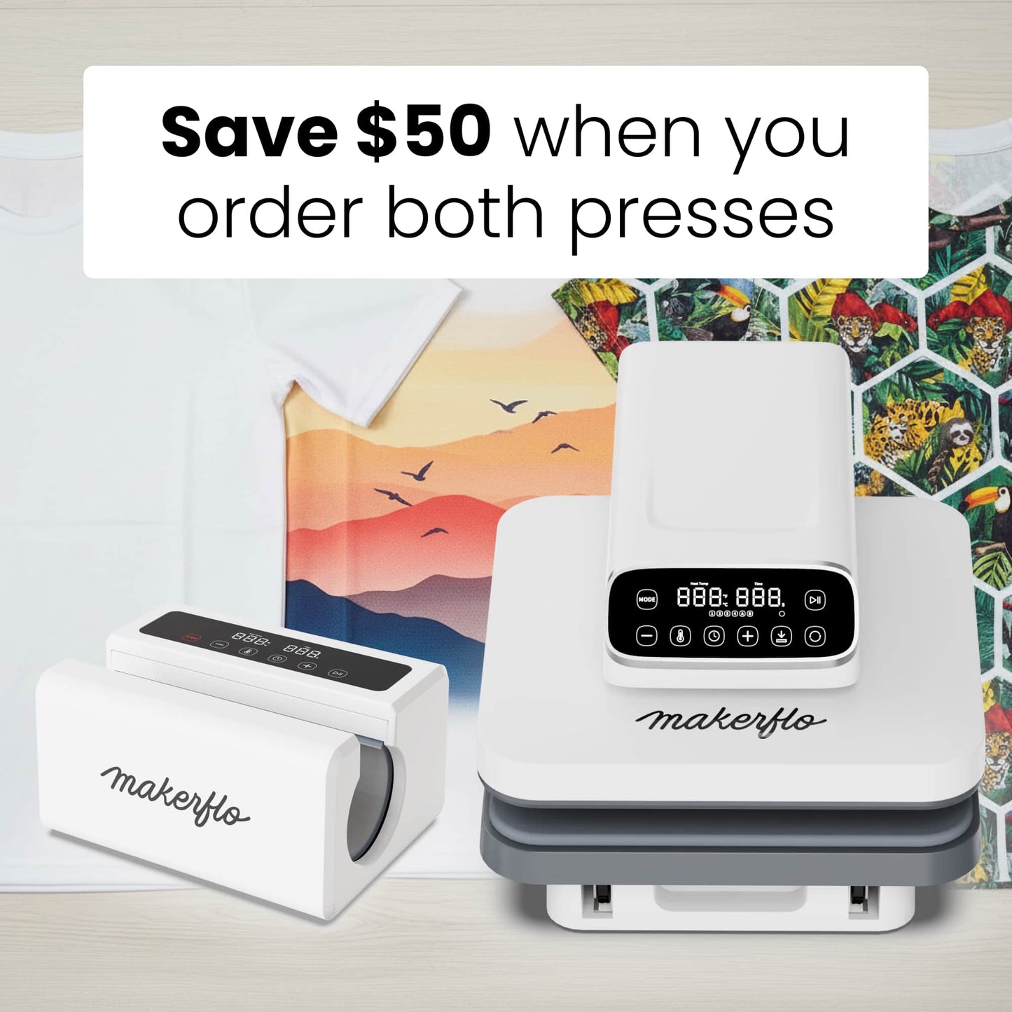 Flat Heat Press 15 x 15