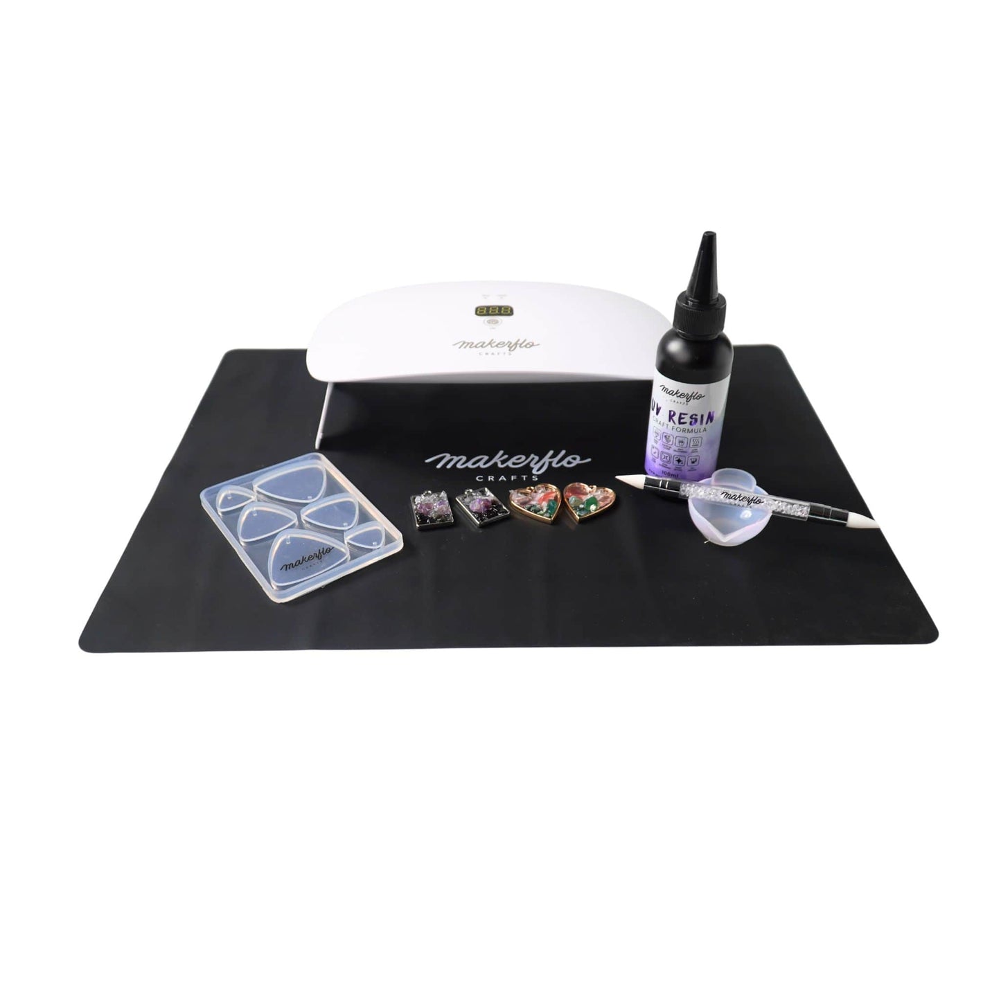 uv resin lamp, molds, bezel jewelry & uv resin