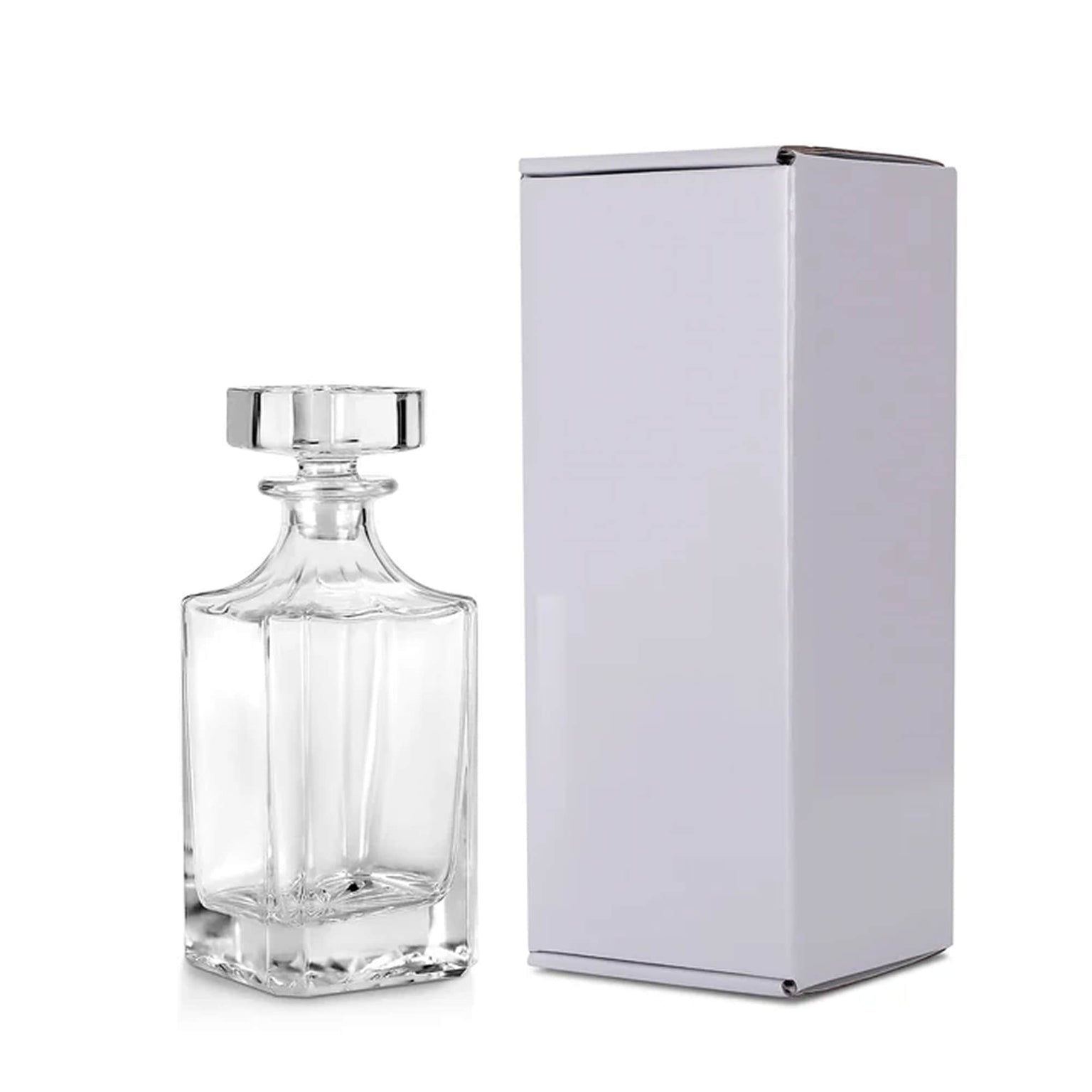 whiskey decanter blank with box