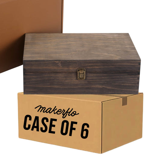 large keepsake, dark walnut, bulk, case of 6