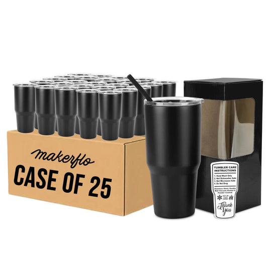 bulk 30oz tumbler, black