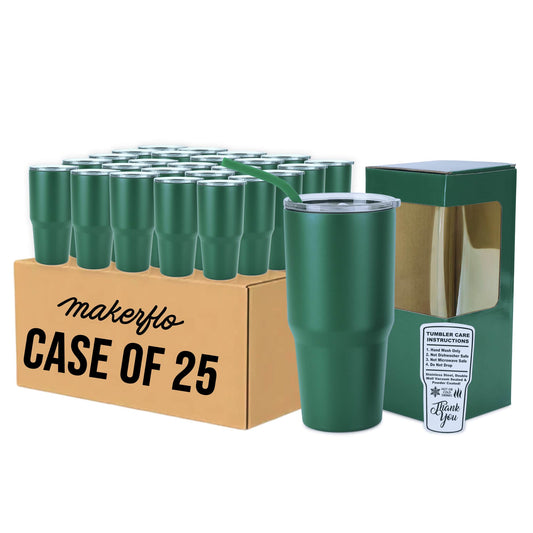 bulk 30oz tumbler, green