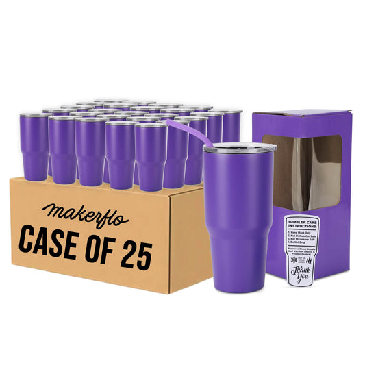bulk 30oz tumbler, purple