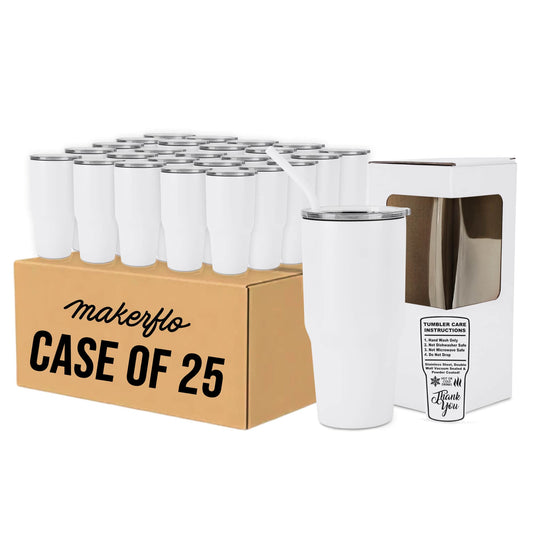 bulk 30oz tumbler, white