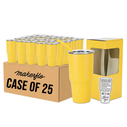 bulk 30oz tumbler, yellow