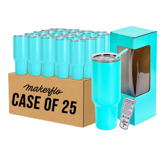 bulk 40oz tumbler, teal