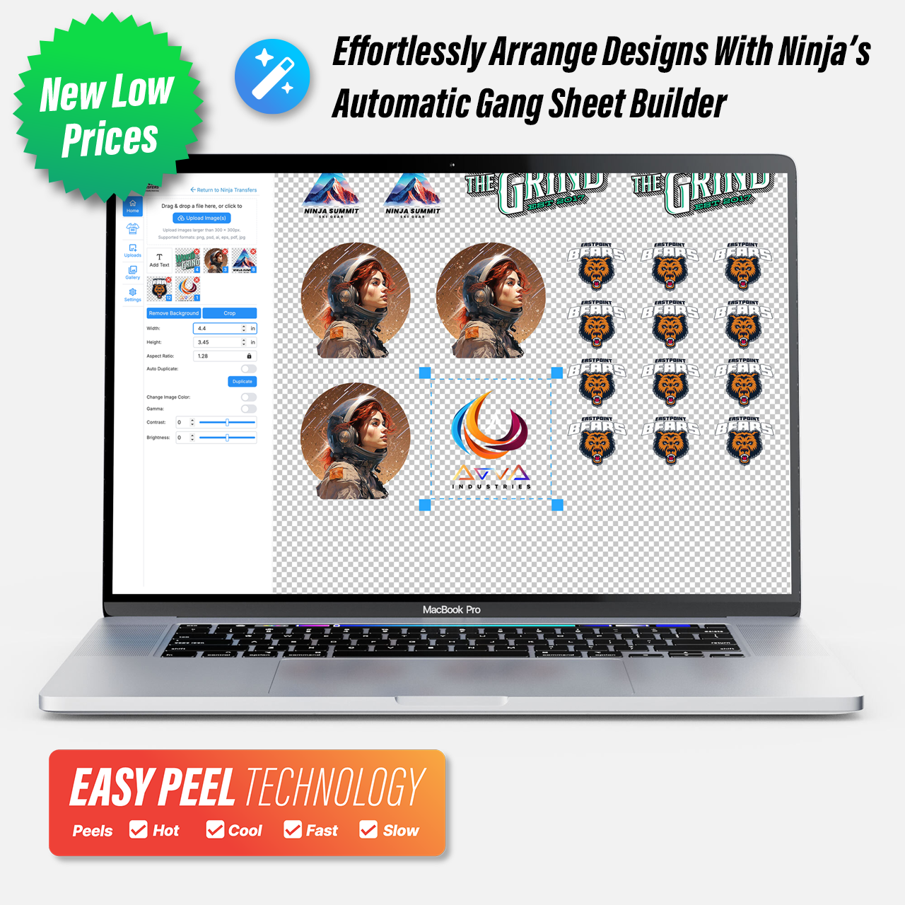 DTF Gang Sheet Builder