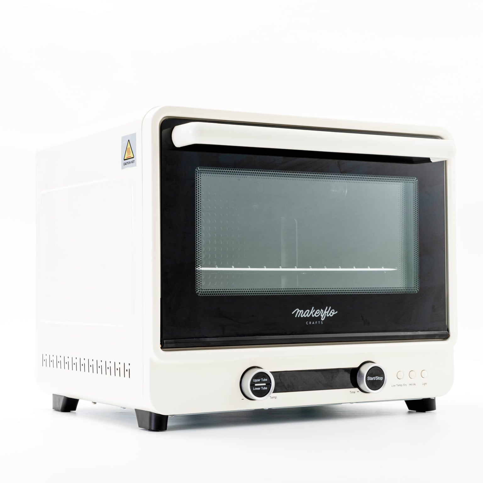 MakerFlo oven, side view