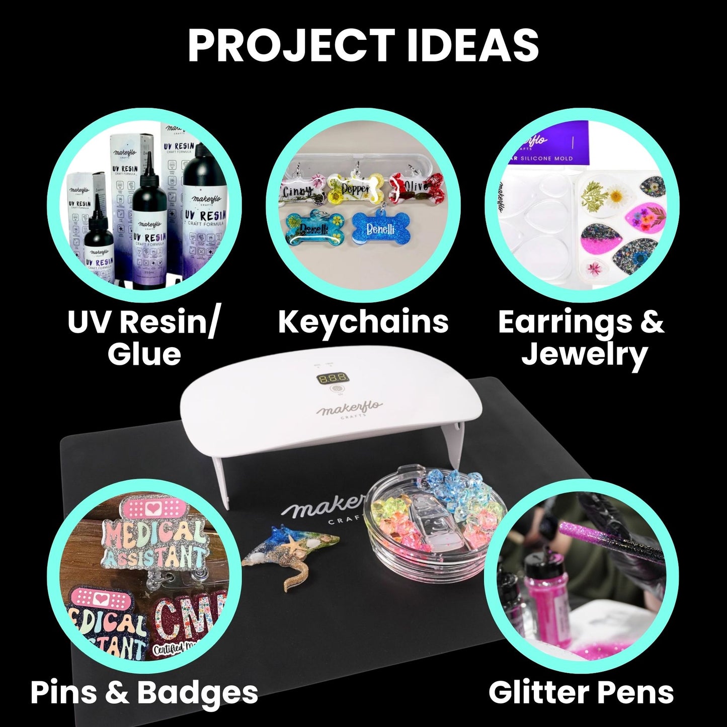 uv lamp resin project ideas