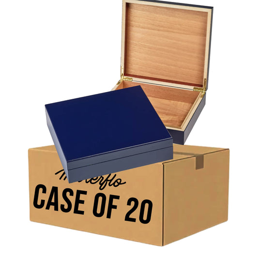 valet box, dark blue, case 20