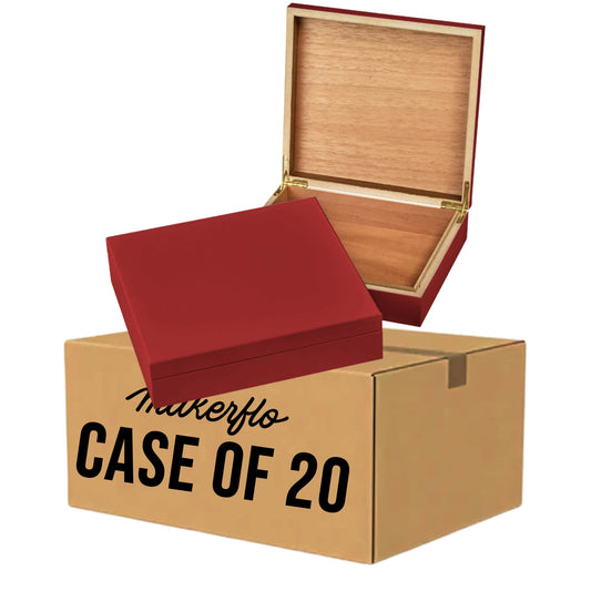 valet box, red, case 20