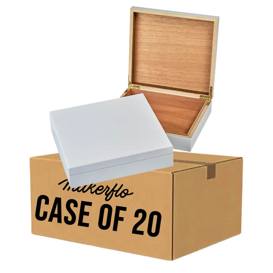 valet box, white, case 20
